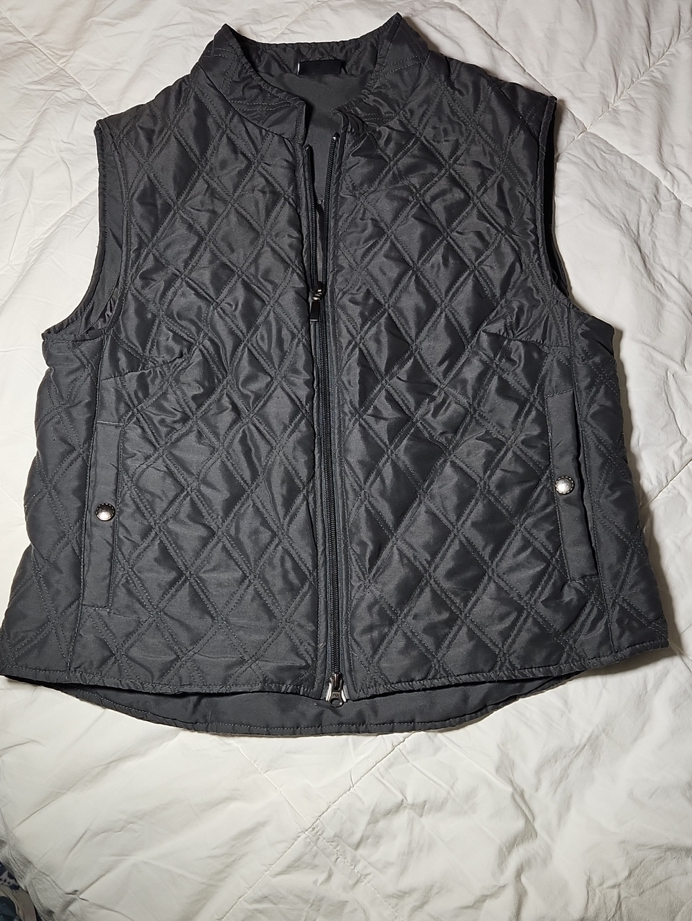 Mary Anne Equestrian Riding Vest in Charcoal Gray